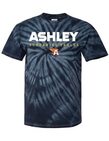 Ashley High School Black Tie Dye T-Shirt - Orders due Friday, September 15, 2023